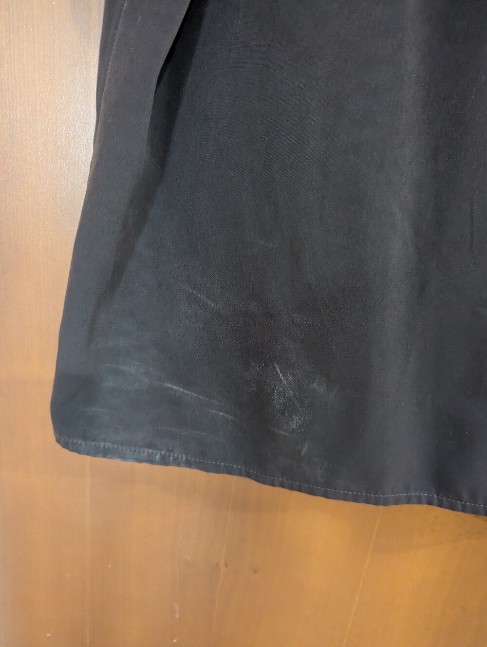 Jack MulQueen Chocolate Brown Short Sleeve Round Neck Blouse Top Sz Sm *Note - Picture 6 of 7